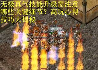 无极真气技能升级需注意哪些关键细节？高玩心得技巧大揭秘