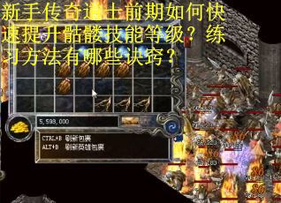 新手传奇道士前期如何快速提升骷髅技能等级？练习方法有哪些诀窍？