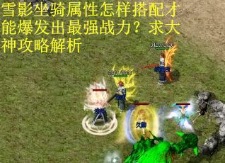 雪影坐骑属性怎样搭配才能爆发出最强战力？求大神攻略解析