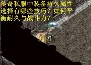 传奇私服中装备持久属性选择有哪些技巧？如何平衡耐久与战斗力？