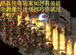 热血传奇玩家如何有效提升酒量？这些技巧你试过了吗？