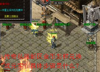 传奇私服新区金币怎样兑换成元宝?具体步骤是什么? 传奇私服新区金币怎样兑换成元宝?具体步骤是什么?