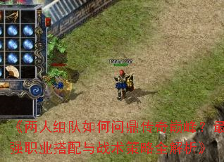 《两人组队如何问鼎传奇巅峰?最强职业搭配与战术策略全解析》 《两人组队如何问鼎传奇巅峰?最强职业搭配与战术策略全解析》