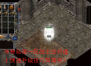 传奇私服一区战士法师道士快速升级技巧有哪些? 传奇私服一区战士法师道士快速升级技巧有哪些?