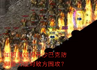 如何有效提升沙巴克防御能力应对敌方围攻? 如何有效提升沙巴克防御能力应对敌方围攻?