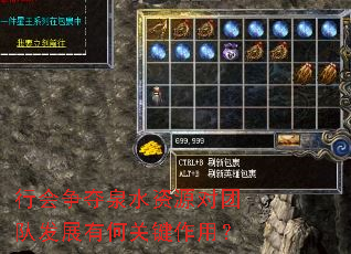 行会争夺泉水资源对团队发展有何关键作用? 行会争夺泉水资源对团队发展有何关键作用?