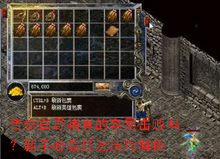 传奇白野猪真的容易击败吗?新手必看打法技巧解析 传奇白野猪真的容易击败吗?新手必看打法技巧解析