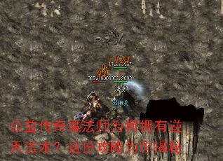 公益传奇魔法师为何拥有逆天法术?这份攻略为你揭秘 公益传奇魔法师为何拥有逆天法术?这份攻略为你揭秘
