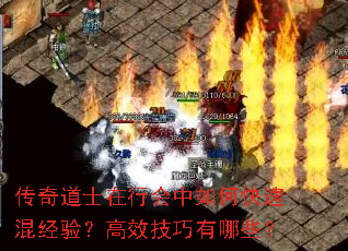 传奇道士在行会中如何快速混经验?高效技巧有哪些? 传奇道士在行会中如何快速混经验?高效技巧有哪些?