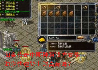 淘金传奇中哪种赚钱方式能助你快速登上财富巅峰? 淘金传奇中哪种赚钱方式能助你快速登上财富巅峰?