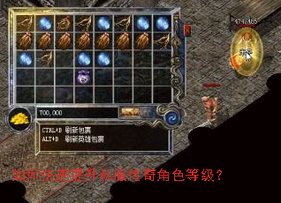 如何快速提升私服传奇角色等级? 如何快速提升私服传奇角色等级?