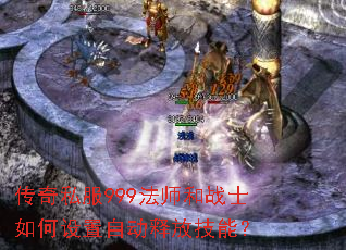 传奇私服999法师和战士如何设置自动释放技能? 传奇私服999法师和战士如何设置自动释放技能?