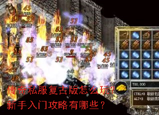 传奇私服复古版怎么玩?新手入门攻略有哪些? 传奇私服复古版怎么玩?新手入门攻略有哪些?