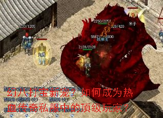 幻八打宝新宠?如何成为热血传奇私服中的顶级玩家? 幻八打宝新宠?如何成为热血传奇私服中的顶级玩家?