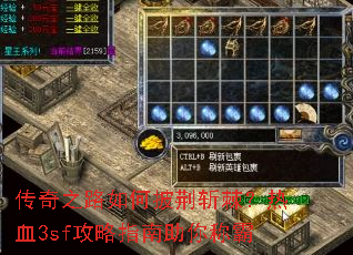 ����֮·�������ն������Ѫ3sf����ָ������ư�