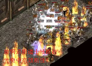 如何运用道士技能在传奇中高效刷怪? 如何运用道士技能在传奇中高效刷怪?