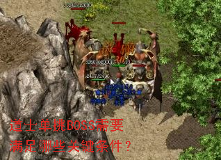 道士单挑BOSS需要满足哪些关键条件? 道士单挑BOSS需要满足哪些关键条件?