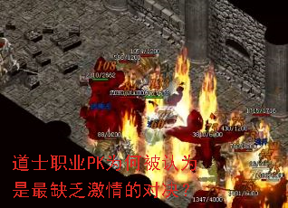 道士职业PK为何被认为是最缺乏激情的对决? 道士职业PK为何被认为是最缺乏激情的对决?