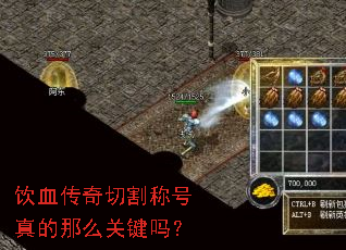 饮血传奇切割称号真的那么关键吗? 饮血传奇切割称号真的那么关键吗?