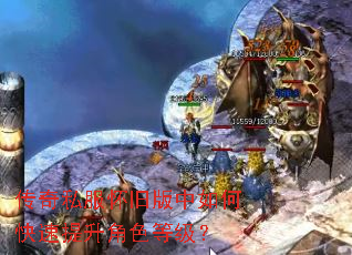 传奇私服怀旧版中如何快速提升角色等级? 传奇私服怀旧版中如何快速提升角色等级?