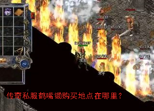 传奇私服鹤嘴锄购买地点在哪里? 传奇私服鹤嘴锄购买地点在哪里?