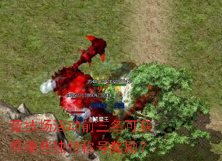 竞技场活动前三名可获得哪些独特称号奖励? 竞技场活动前三名可获得哪些独特称号奖励?