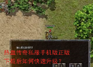 热血传奇私服手机版正版下载后如何快速升级? 热血传奇私服手机版正版下载后如何快速升级?