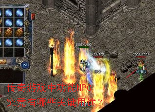 传奇游戏中功能NPC究竟有哪些关键用途? 传奇游戏中功能NPC究竟有哪些关键用途?