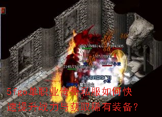 5fgo单职业传奇私服如何快速提升战力与获取稀有装备? 5fgo单职业传奇私服如何快速提升战力与获取稀有装备?