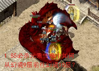 1.85必杀元素传奇中如何从幻境9层前往幻境10层? 1.85必杀元素传奇中如何从幻境9层前往幻境10层?