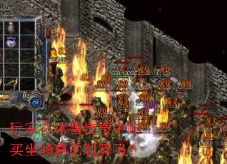 玩家在冰雪传奇中购买坐骑真的划算吗? 玩家在冰雪传奇中购买坐骑真的划算吗?