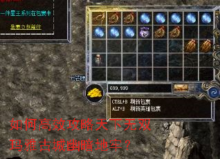 如何高效攻略天下无双玛雅古城幽暗地牢? 如何高效攻略天下无双玛雅古城幽暗地牢?