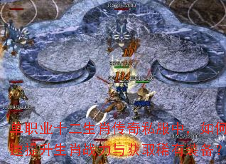 单职业十二生肖传奇私服中,如何快速提升生肖战力与获取稀有装备? 单职业十二生肖传奇私服中,如何快速提升生肖战力与获取稀有装备?