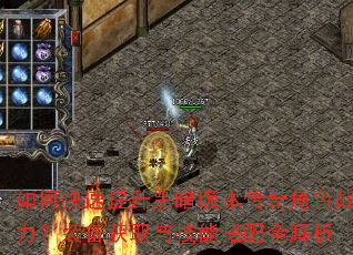 如何快速提升黑暗版本传奇角色战力?装备获取与技能搭配全解析 如何快速提升黑暗版本传奇角色战力?装备获取与技能搭配全解析