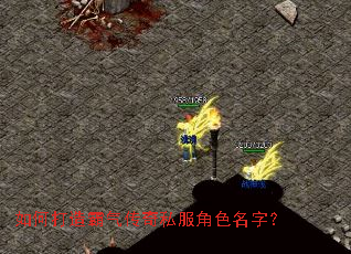 如何打造霸气传奇私服角色名字? 如何打造霸气传奇私服角色名字?