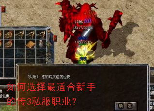 如何选择最适合新手的传3私服职业? 如何选择最适合新手的传3私服职业?